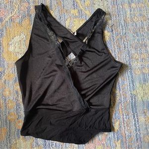 ASOS cross bodysuit tank